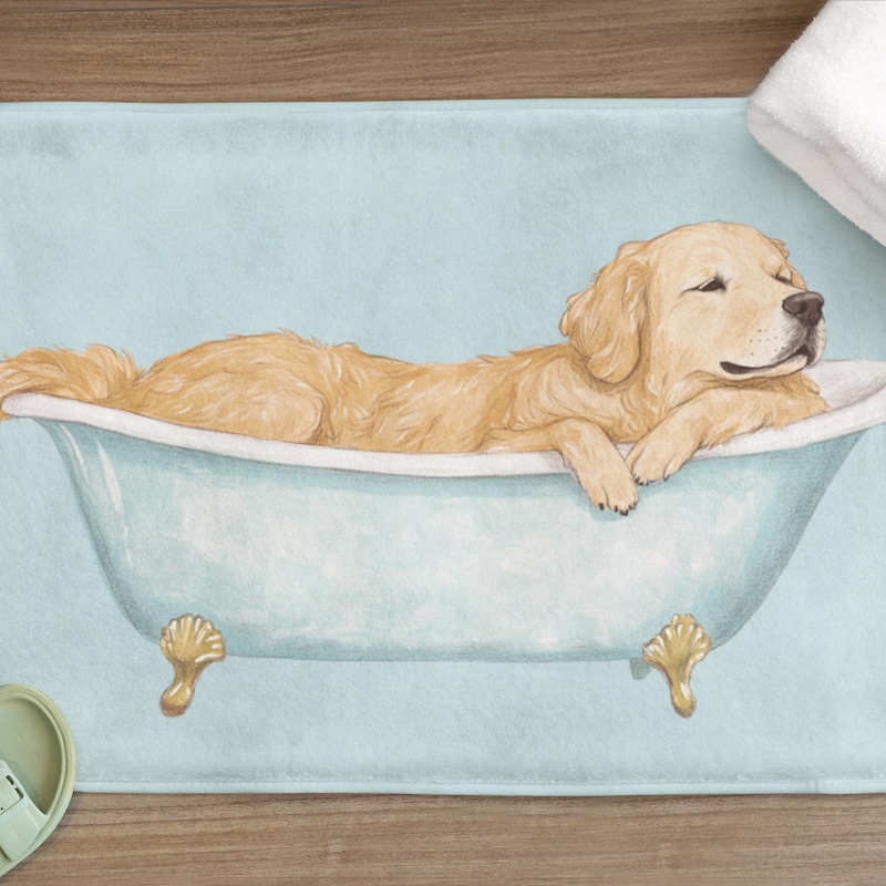 Non Slip Dog Door Mat Cute Etsy