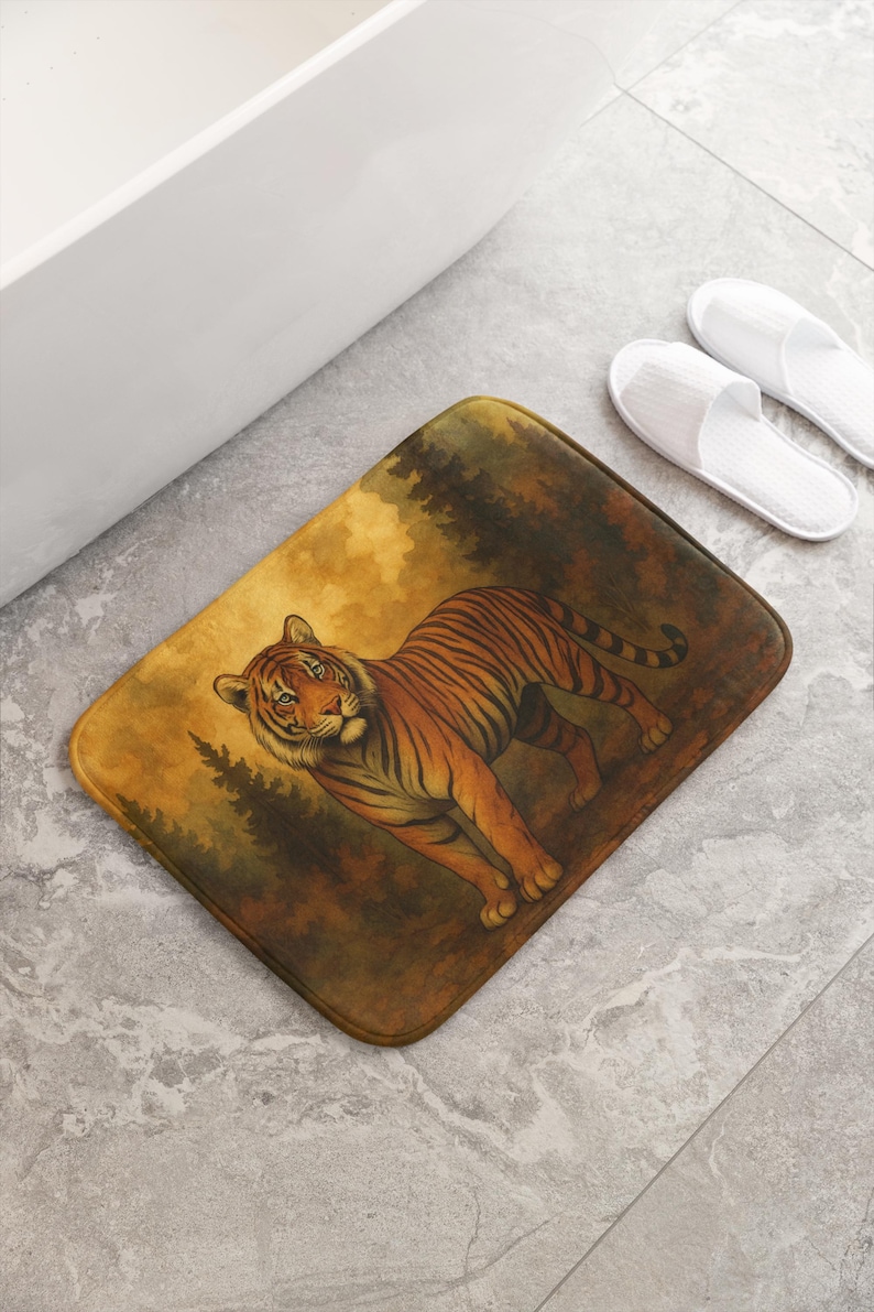 Tiger Bath Mat - Thumbnail 3