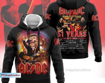 Sweat à capuche Acdc Pwr Up Tour, Sweat à capuche Acdc Band, Sweat à capuche Power Up Tour, Sweat à capuche Acdc World Tour, Sweat à capuche Acdc Aesthetic, Sweat à capuche pour homme Acdc Tour