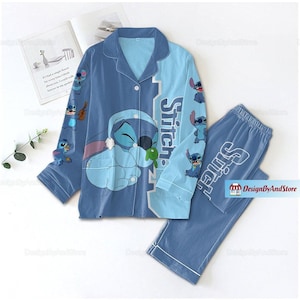 Sudadera Bata Manta con Capucha DISNEY Stitch, para mujer, con bolsillos