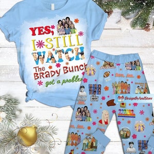 Brady Bunch Pajamas, Brady Bunch Shirt, Brady Bunch Pajamas Pants, Brady Bunch Holiday Pajamas, Brady Bunch Pjs Christmas