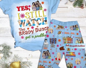 Brady Bunch Pajamas, Brady Bunch Shirt, Brady Bunch Pajamas Pants, Brady Bunch Holiday Pajamas, Brady Bunch Pjs Christmas