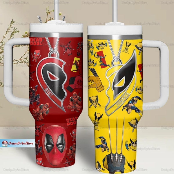 Deadpool and Wolverine Cups Etsy UK