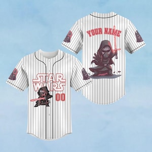 Star Wars Jersey, Star Wars Baseball Shirt, Darth Vader Shirt, Star Wars Shirt, Custom Name Shirt, Darth Vader Shirt, Halloween Shirt