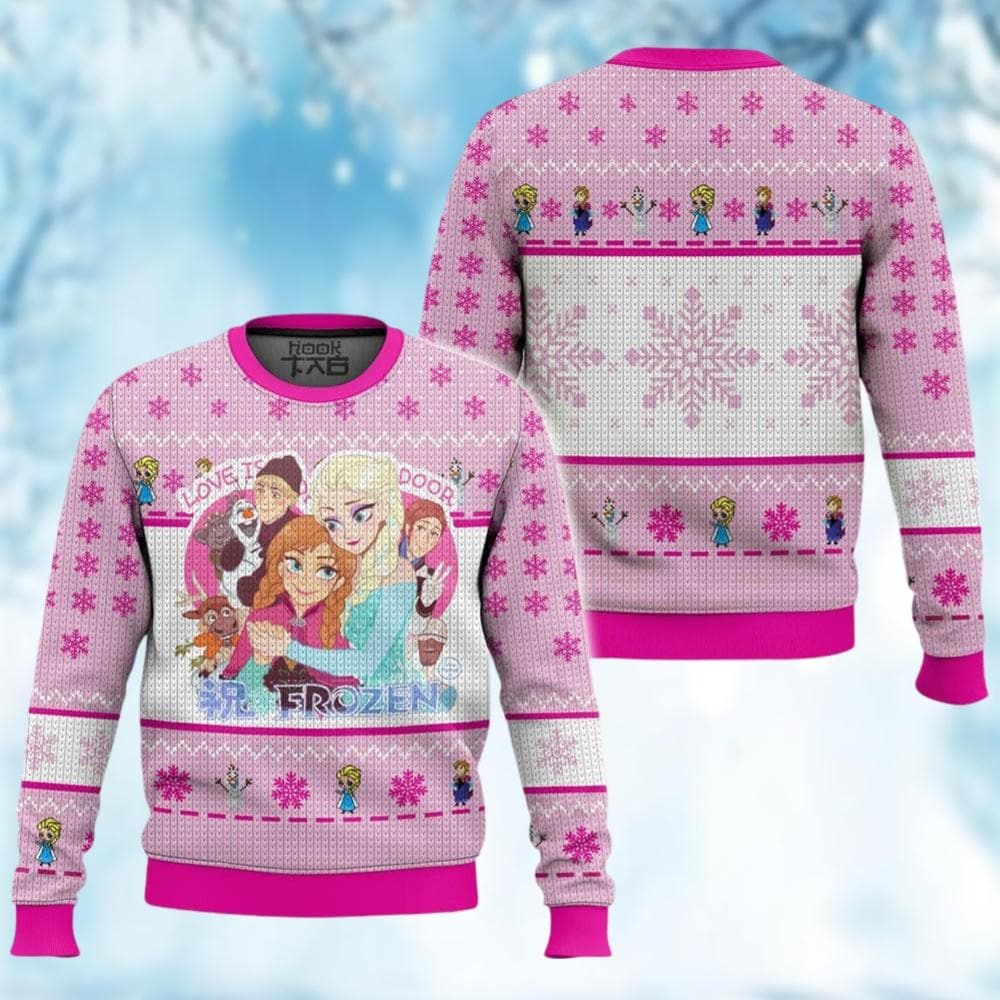 Elsa Frozen Christmas Sweater, Princess Elsa Ugly Sweater, Disney Olaf Show Holiday Sweater, Disney Princess Sweater, Disney Trip Shirt Bespoketshirt