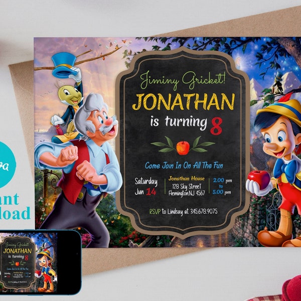 Pinocchio Birthday - Etsy