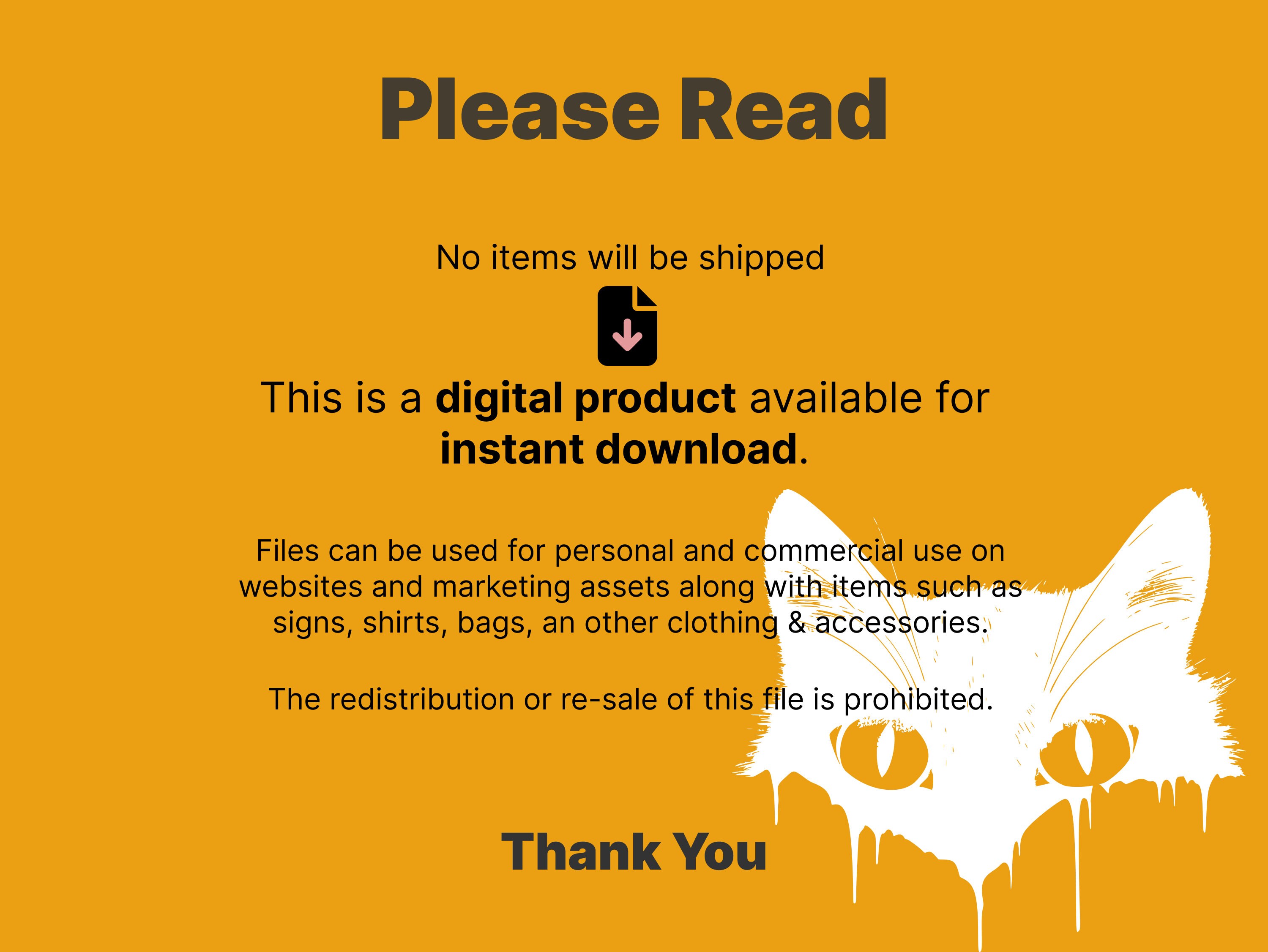 Drippy Cat SVG / Silhouette / Scary Cat / Creepy Cat / Halloween Cat ...