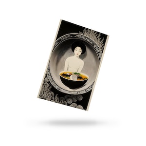 Ramen Yūrei - Carte postale monochrome et couleur