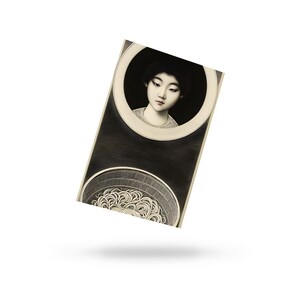 Nazo No Ramen-Shi - Carte postale monochrome