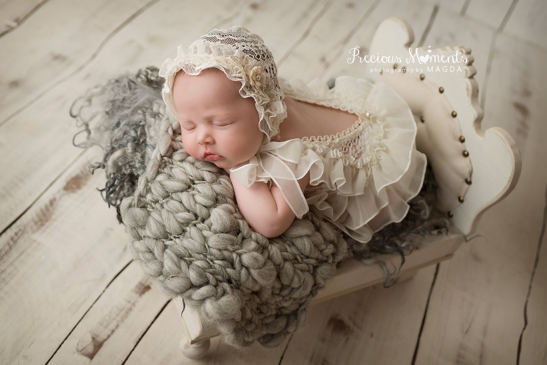 Cream Girl Outfit, Ballerina Set, Newborn Photography Outfit, Newborn
