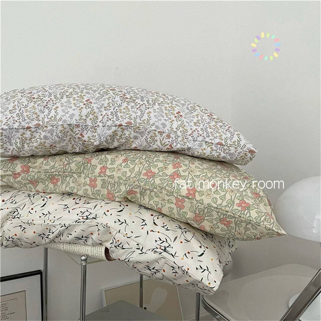 Floral Pillow Shams Standard Size Pillowcases Floral Pillowcases