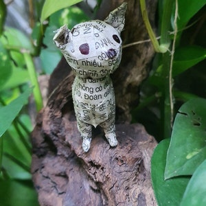 Viethandcraft/paper mache statue/handmade dog statue/paper chihuahua statue