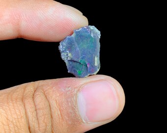 5.50 Ct, Top Quality Black Opal Rough, Ethiopian Black Opal Rough, Natural Black Opal Rough, Black Opal Rough Specimen For Making Jewelry