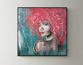 Modern original acrylic painting "Valerie"