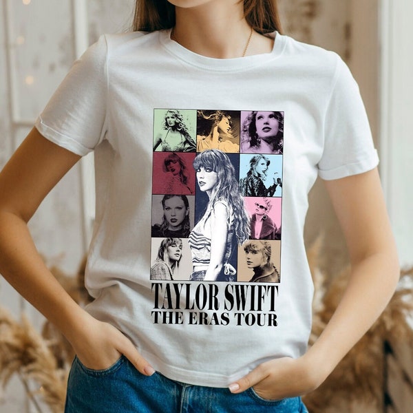Taylor swift merch the eras tour 2023/2024 concert tshirt for adults and kids