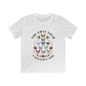 Kids Eras tour butterfly tshirt,kids eras tour shirt tshirt,kids era tour merch,kids taylor swiftie tshirt,youth taylor shirt image 1