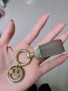 Louis Vuitton Inspired Key Chain- Brown Flower