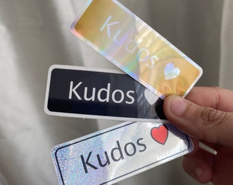 Kudos! Vinyl sticker