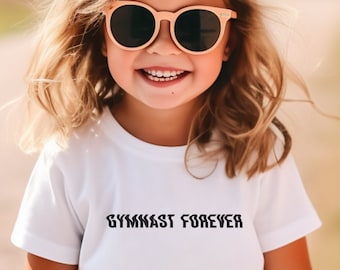 Gymnastics Gymnast Forever Cute Classic Kids Camiseta con cuello redondo para gimnasia