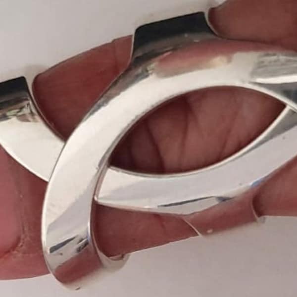 Sterling Silver Arthritis Ring , Splint Interlock Finger/Thumb Splint DIP
