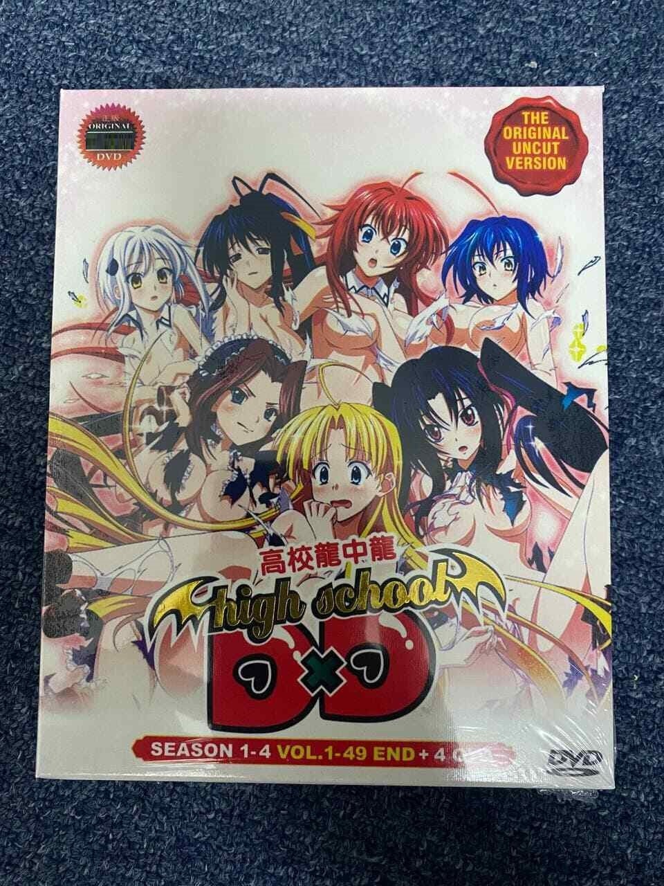 ANIME DVD~UNCUT~ENGLISH DUBBED~High School DxD Season 1-4(1-49End+4  OVA)+GIFT