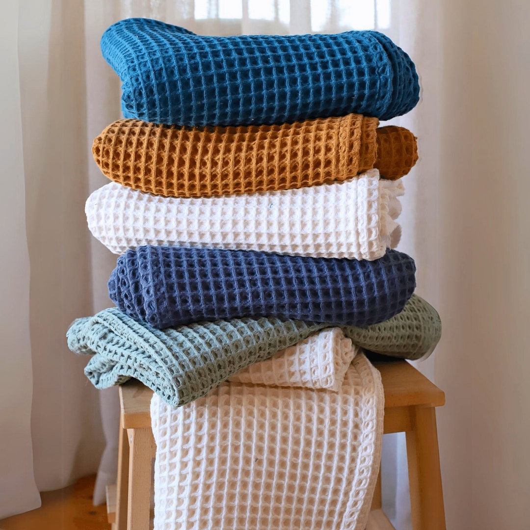 Waffle Turkish Towel, Turkish Beach Towel, Quick Dry Towel, Spa Towel ...