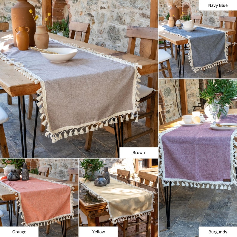 wedding table runner, farmhouse runner, cotton table runner, table runner handmade, thanksgiving dinner, table top decor, runner tablecloth,  table mat, swedish home, nordic decor, dinner invites,  party table linen, banquet