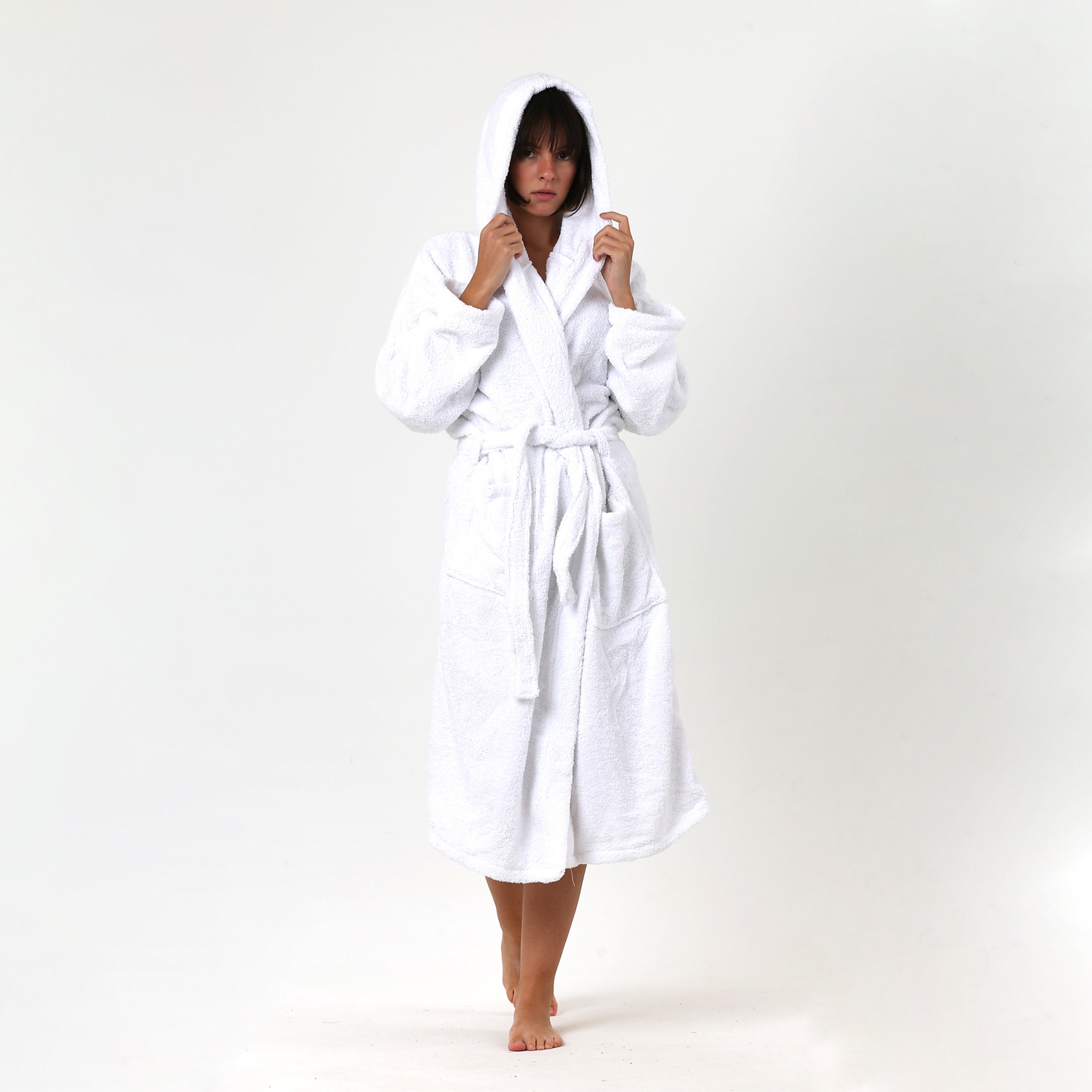 White Terry Robe - Etsy