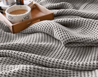 Woven 100 Cotton Double King Size Extra Large Bedspread Throw Herringbone Chevron Design Fringeless Black Monotone Charcoal Etsy