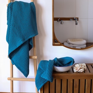  Casa Lino Juego de 2 toallas de baño extra grandes (30 x 60),  100% algodón puro, toallas de baño de lujo, ligeras y altamente  absorbentes, toallas de secado rápido para baño