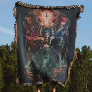 Anime gewebte Decke / gestickter Wandbehang