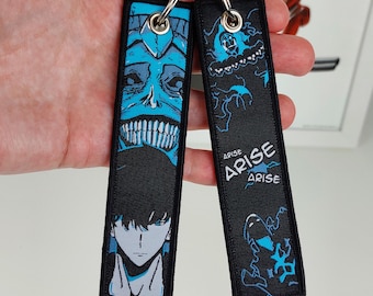 Anime Keychain Embroidered Jet tag