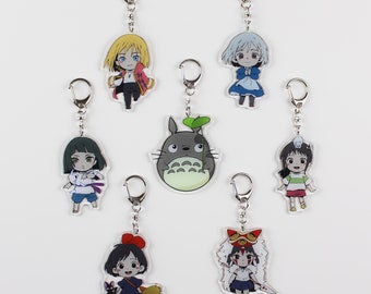 Anime Acrylic Keychain: Double-Sided Character Keyring