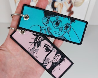 Anime Embroidered Keychain - Double Sided Jet Tag