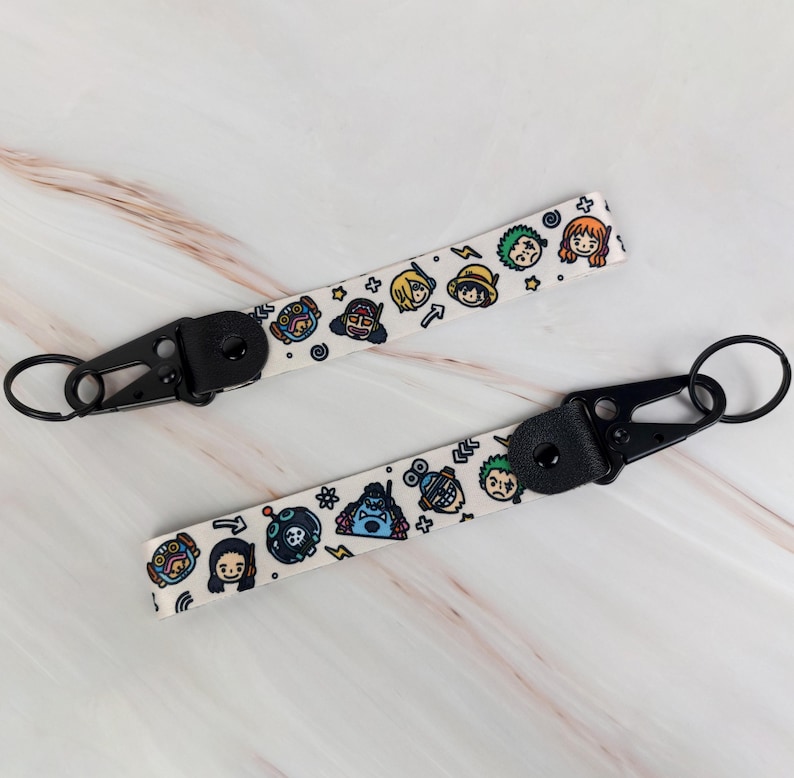 Anime Keychain / Double Sided Strap Jet tag Style 6