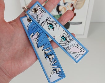 Anime Embroidered Jet Tag / Anime Keychain