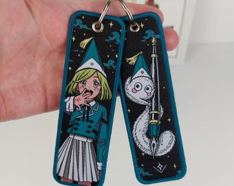 Anime Embroidered Keychain Jet Tag