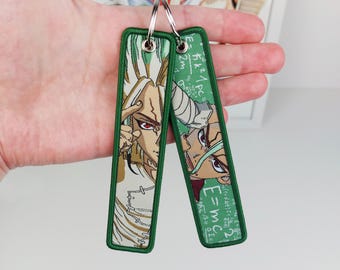 Anime Keychain Fully Embroidered Jet Tag