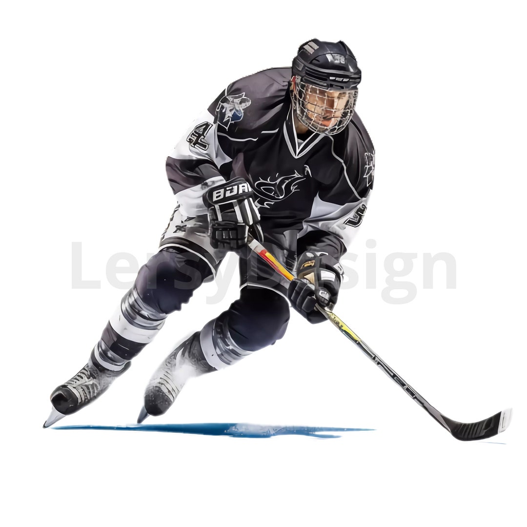 Hockey PNG Hockey Player Clipart Digital Print Digital Download Sports ...