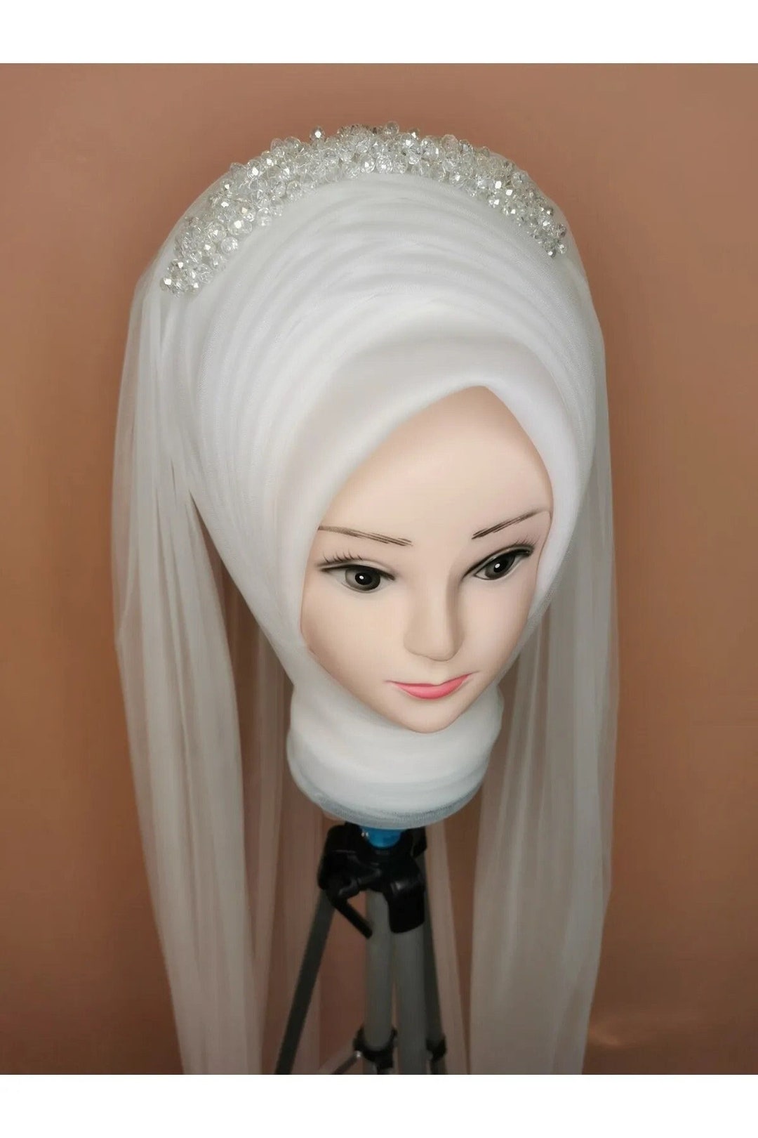 bridal hijab veil