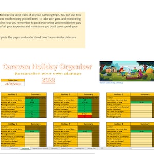 Caravan Holiday Organiser