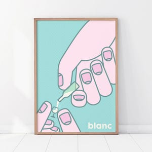 White Wine Poster, Wine Club Print, Vin Blanc, Subtle Wine Art