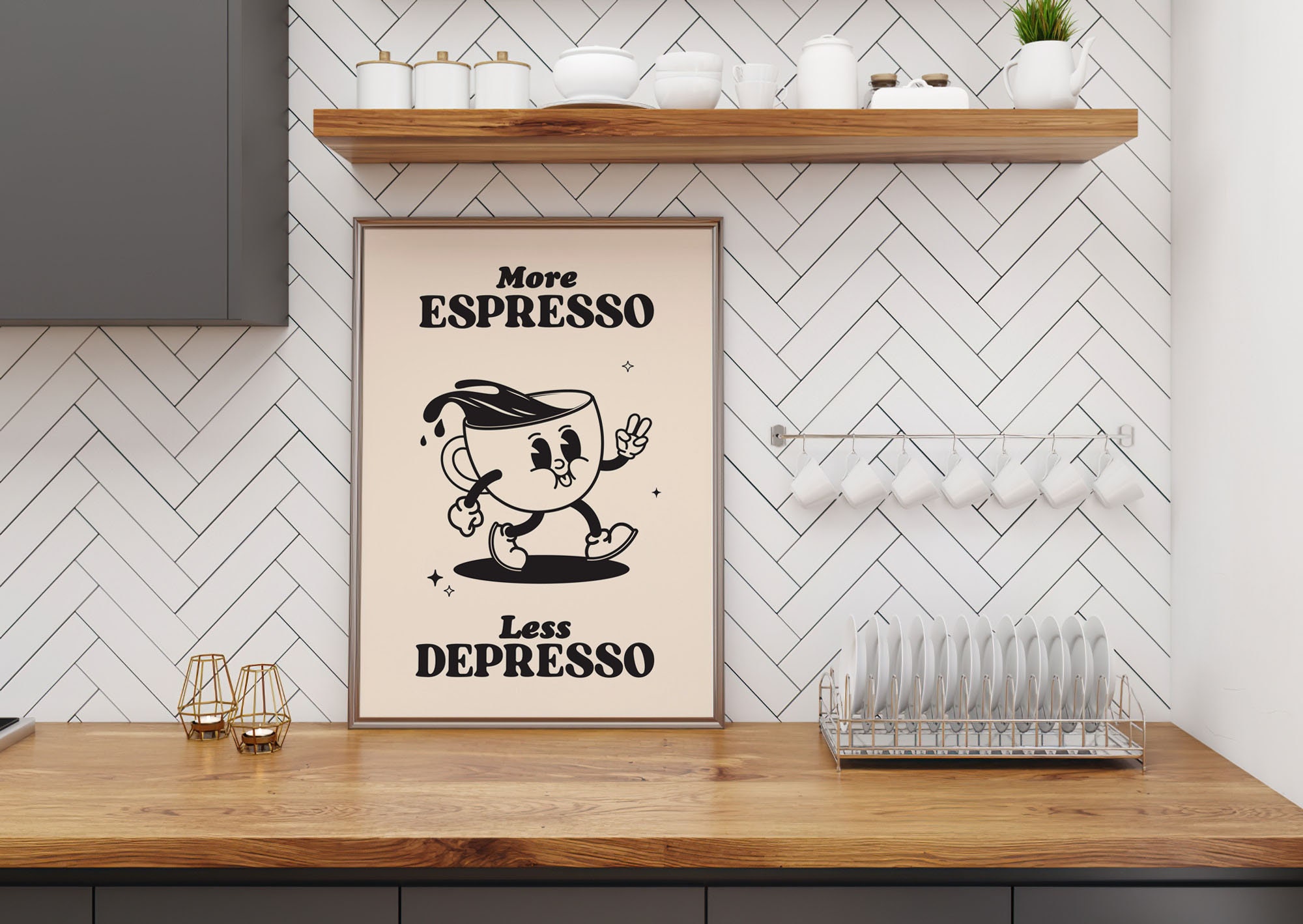 more espresso less depresso poster