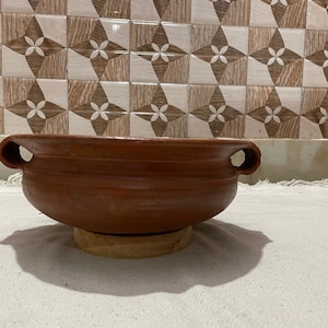 Red Clay Cooking Pot: Natural Earthen Cookware, 2 Liter