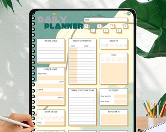 Minimalistischer Tagesplaner, Produktivität Tracker, Lehrer Stundenplan (Digitaler Download)
