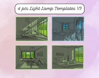 Sunlight Painting Stencils: Lighting Box Templates (Digital Download)