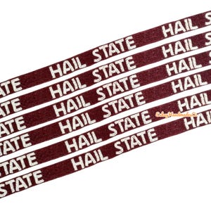 Hail State Bag Strap Replacement, Mississippi State Game Day Strap, Stadium Purse Strap, Maroon Beaded Strap, 42 Inch Adjustable Crossbody