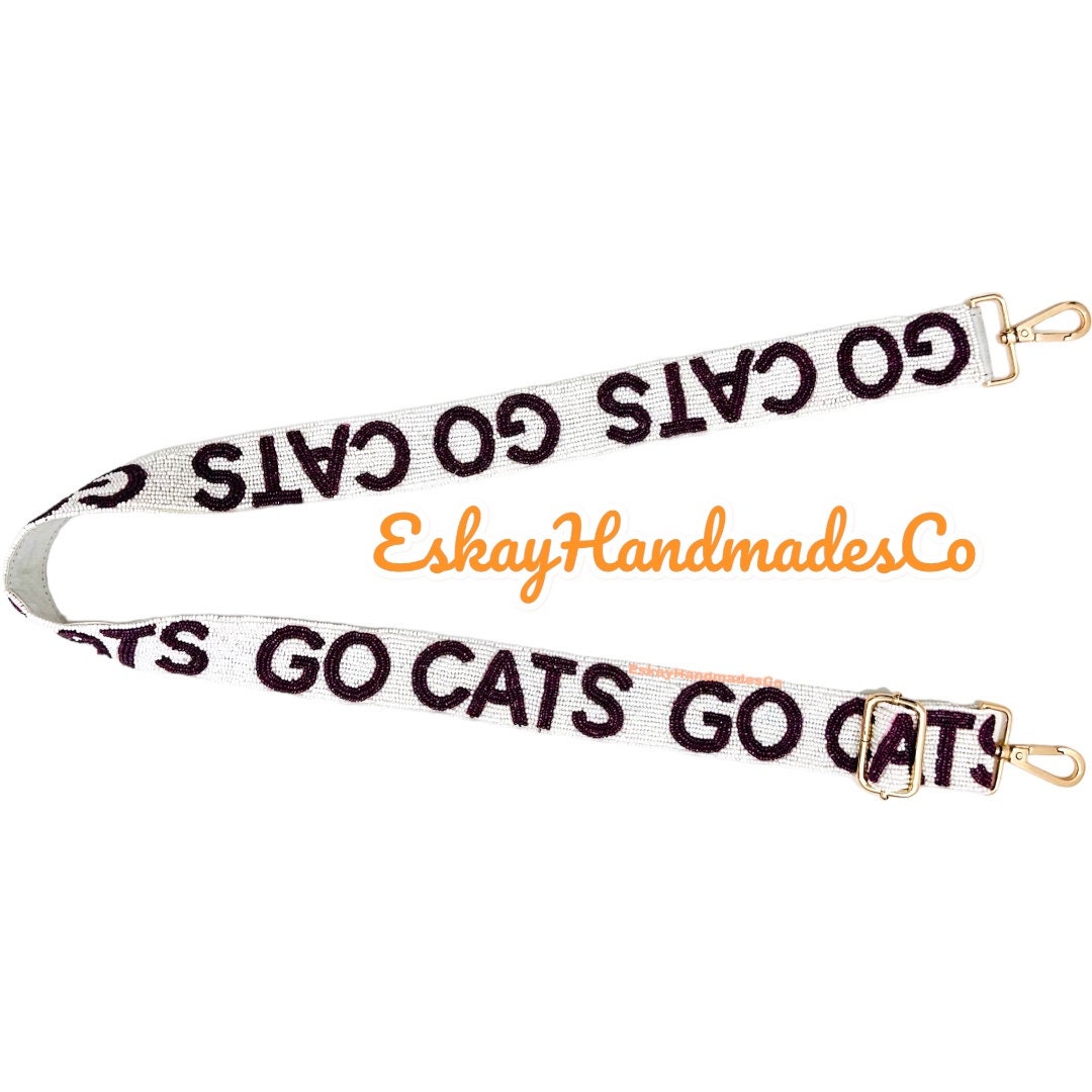 Beaded Purse Strap Beaded Bag Strap College Purse Strap Etsy