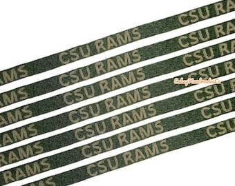 Beaded Purse Strap, CSU Rams GameDay Bag Strap.
