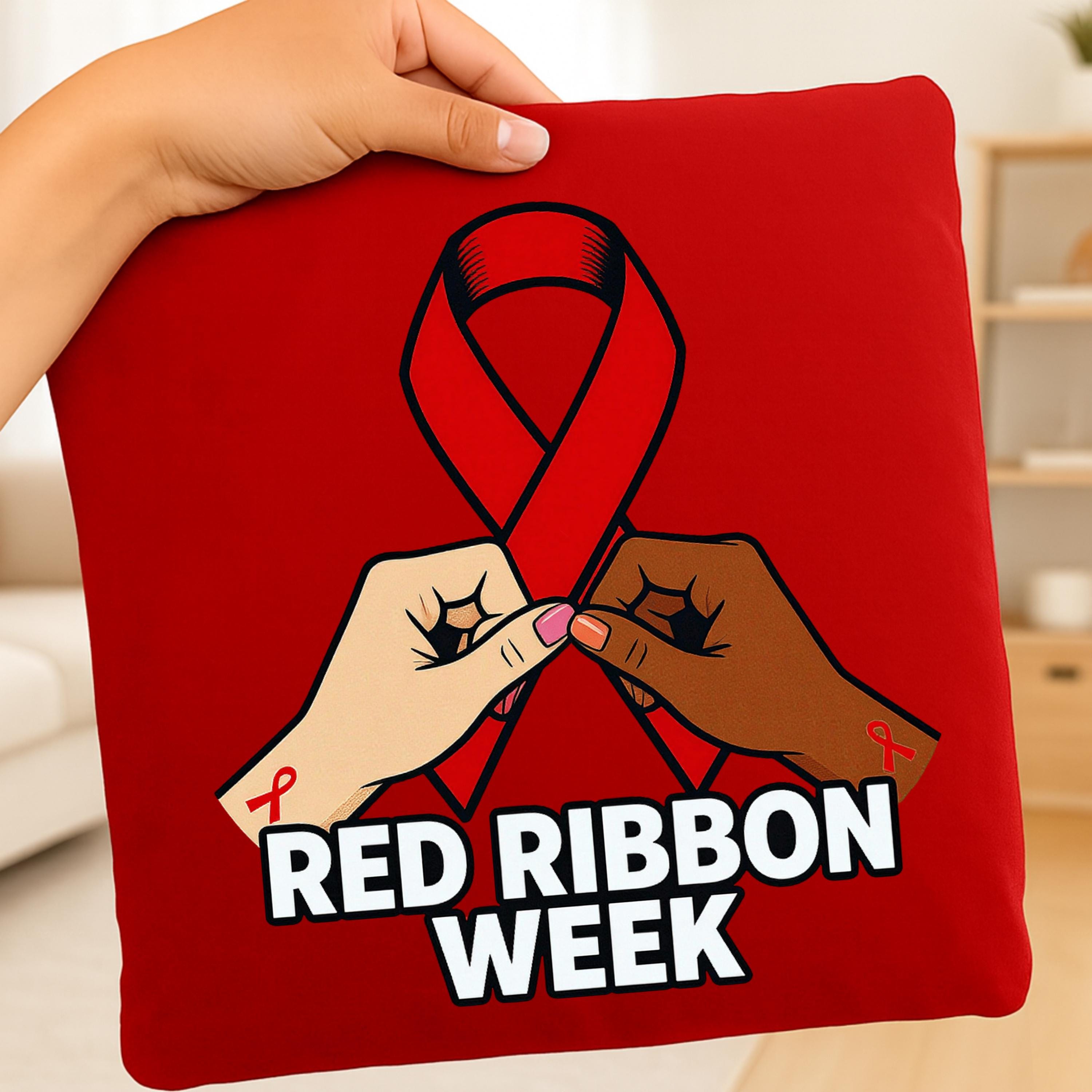 Red Ribbon Week Merch Red Ribbon Week PNG Bundle: Awareness Shirt Design (digital Download ...